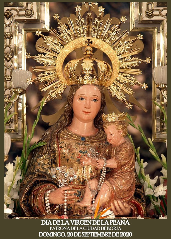 Fiestas patronales en honor a Nuestra Señora de la Peana 2020 Borja